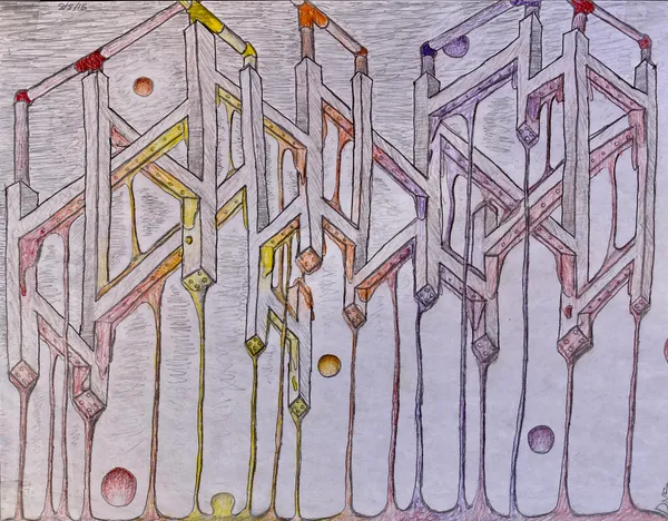 'Planet Factory' art piece by Daniel Sosebee