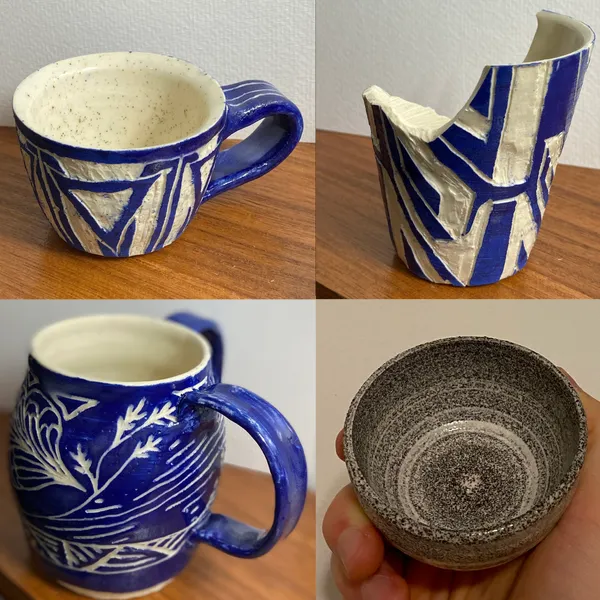 'Pottery Batch One' art piece by Daniel Sosebee